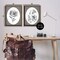 Stupell Industries Elegant Flower Spig Vignettes 2pc Floating Frame Set By Lettered and Lined